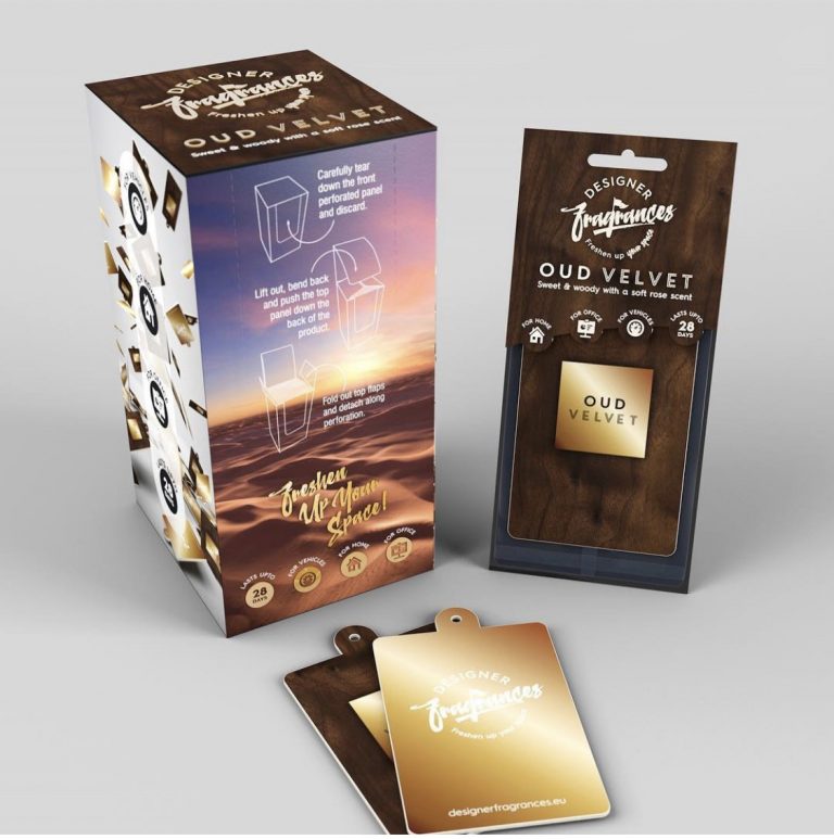 Designer Fragrances Oud Velvet Car Air Freshener Designer Fragrances