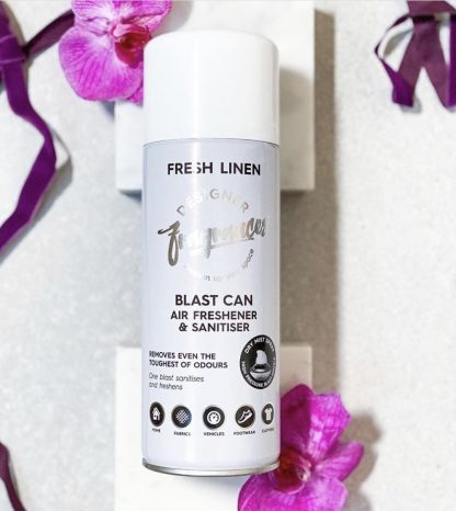 Designer Fragrances Fresh Linen Blast Can Air Freshener 400ml | Long-Lasting Luxury Perfume Odor Eliminator for Cars, Sneakers, Home, Pets & Office - Image 7