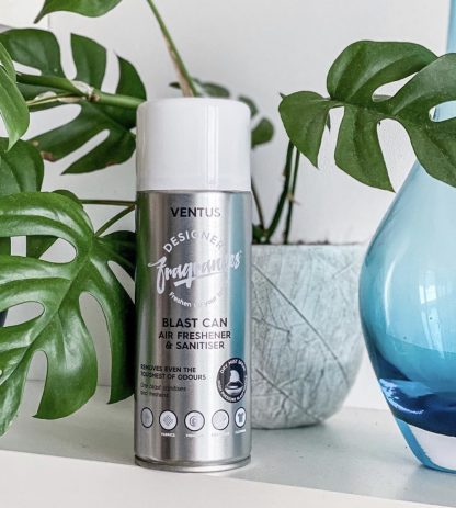 Designer Fragrances Ventus Blast Can Air Freshener 400ml | Long-Lasting Luxury Perfume Odor Eliminator for Cars, Sneakers, Home, Pets & Office