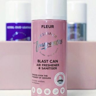 Designer Fragrances Fleur Blast Can Air Freshener 400ml | Long-Lasting Luxury Perfume Odor Eliminator for Cars, Sneakers, Home, Pets & Office