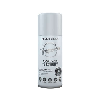 Designer Fragrances Fresh Linen Blast Can Air Freshener 400ml | Long-Lasting Luxury Perfume Odor Eliminator for Cars, Sneakers, Home, Pets & Office - Image 2