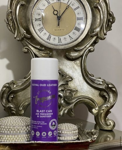 Designer Fragrances Royal Oud Blast Can Air Freshener 400ml | Long-Lasting Luxury Perfume Odor Eliminator for Cars, Sneakers, Home, Pets & Office - Image 7