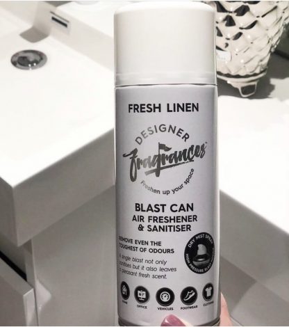 Designer Fragrances Fresh Linen Blast Can Air Freshener 400ml | Long-Lasting Luxury Perfume Odor Eliminator for Cars, Sneakers, Home, Pets & Office - Image 6