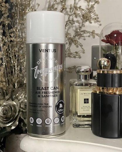 Designer Fragrances Ventus Blast Can Air Freshener 400ml | Long-Lasting Luxury Perfume Odor Eliminator for Cars, Sneakers, Home, Pets & Office - Image 3
