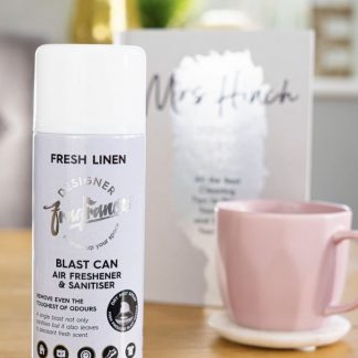 Designer Fragrances Fresh Linen Blast Can Air Freshener 400ml | Long-Lasting Luxury Perfume Odor Eliminator for Cars, Sneakers, Home, Pets & Office