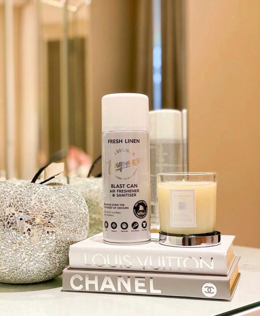 Fresh Linen Designer Fragrance Blast Air Freshener & Sanitising Spray