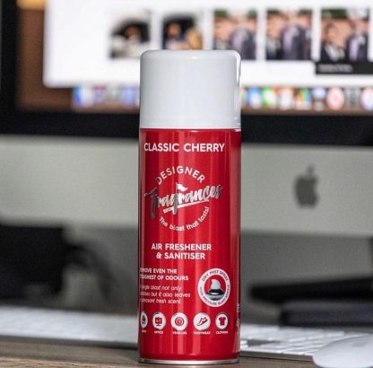 Designer Fragrances Classic Cherry Blast Can Air Freshener 400ml | Long-Lasting Luxury Perfume Odor Eliminator for Cars, Sneakers, Home, Pets & Office - Image 5