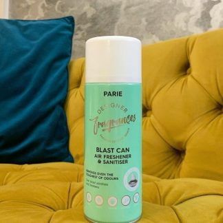 Designer Fragrances Parie Blast Can Air Freshener 400ml | Long-Lasting Luxury Perfume Odor Eliminator for Cars, Sneakers, Home, Pets & Office