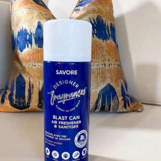 Designer Fragrances Savore Blast Can Air Freshener 400ml | Long-Lasting Luxury Perfume Odor Eliminator for Cars, Sneakers, Home, Pets & Office