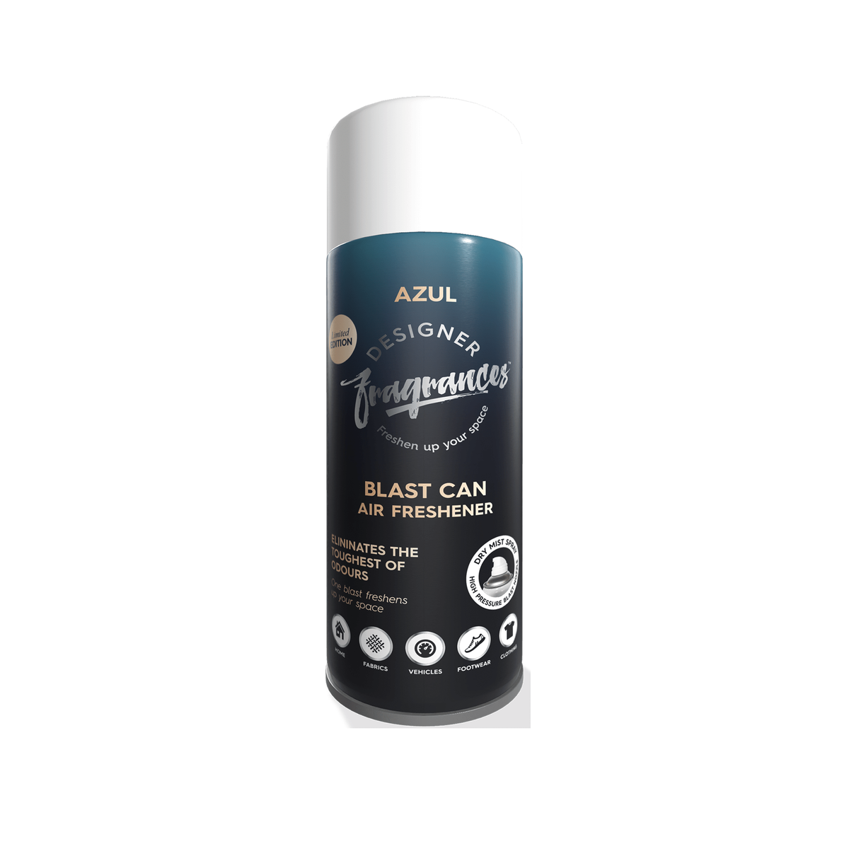 Azul Designer Fragrance Blast Air Freshener & Sanitising Spray 400ml