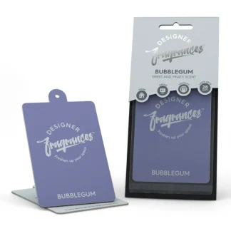 Designer Fragrances Bubblegum Premium Car Air Freshener – Discontinued & Limited Stock – Sweet & Long-Lasting Hanging Freshener for Cars